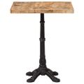 vidaXL Bistro stolík 60x60x77 cm surové mangovníkové drevo