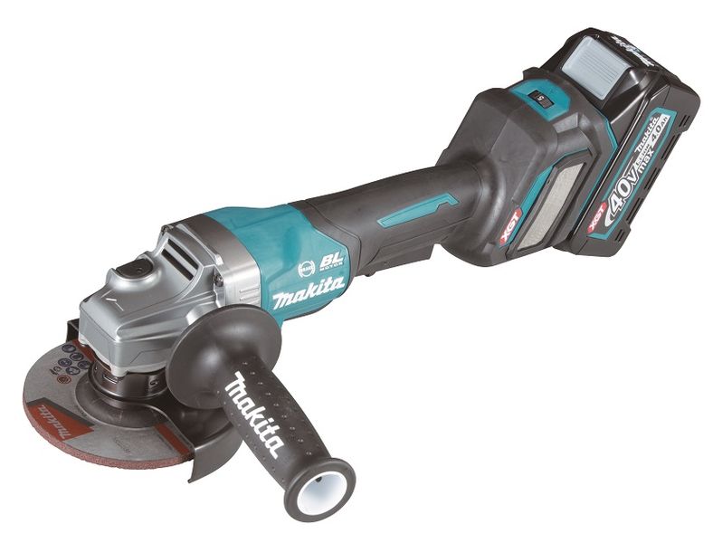 Makita akumulátorová úhlová brúska s reguláciou 125 mm Li-ion XGT 40V/4,0Ah