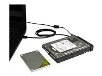 2,5-palcové a 3,5-palcové disky - USB 3.1 - 10 Gbps - externý kábel pre pevný disk - adaptérový kábel pre pevný disk (USB312SAT3) - radič úložiska - 2,5", 3,5" - SATA 6 Gb/s - USB 3.1 (Gen 2) - čierna