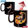 Hrnček One Piece - Luffy & Ace, meniaci sa