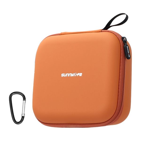 Kožené puzdro Sunnylife so sieťovaným vreckom pre Neo 2 (oranžové)