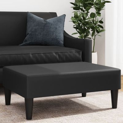 vidaXL Podnožka čierna 77x55x31 cm umelá koža