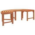 vidaXL Stromová lavička 4 -Seater 160 x 80 x 45cm Prírodná