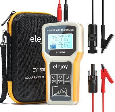 FVE Tester ELEJOY EY-1600W solárnych panelov, 1600 W, displej FVE Tester ELEJOY EY-1600W solárních panelů, 1600 W, displej