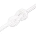 vidaXL Lodné lano biele 20 mm 25 m polypropylén