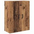 vidaXL Highboard Staré drevo 69,5 x 34 x 180 cm Kompozitné drevo