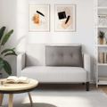 vidaXL Poduška na chrbát Sivohnedá 80 x 19 x 50 cm látka