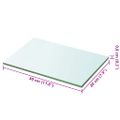 vidaXL Poličky 2 ks panel z priehľadného skla 30x20 cm