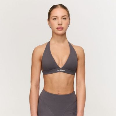Športová podprsenka Halter Fierce Grey - GymBeam, veľkosť XS