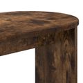vidaXL Bočný stôl Dymový dub 50 x 39,5 x 55 cm Kompozitné drevo