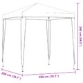 vidaXL Párty stan 200 x 200 x 240 cm Červená PE a oceľ