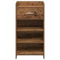 vidaXL Skriňa na topánky Staré drevo 48 x 36 x 92 cm Kompozitné drevo