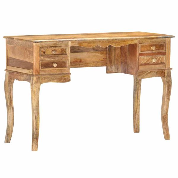vidaXL Stôl 115x45x75 cm masívne mangovníkové drevo