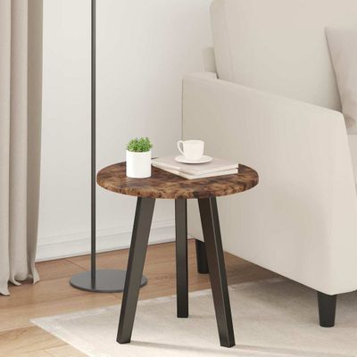 vidaXL Vrchná doska Tmavý dub Ø 40 x 1,5 cm Kompozitné drevo