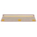 vidaXL Samolepiace nášľapy na schody sisal 30 ks 65x21x4 cm ružová