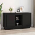 vidaXL Komoda čierna 102x35x60 cm spracované drevo