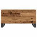 vidaXL Konferenčný stolík staré drevo 90x44,5x45 cm kompozitné drevo