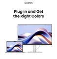 BenQ LCD MA270S 27" IPS/5120x2880/5ms/450nits/2000:1/HDMI/USB/Thunderbolt/pivot/šedá- pro tvůrce, s Mac Monitor, 27", 5K 5120 × 2880 px, IPS, 99% P3, Thunderbolt 4, KVM, výškove nastavitelný, nano lesklý, pro Mac