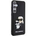 Obal Karl Lagerfeld pre Samsung Galaxy S24 Plus KLHCS24M3DRKCNK čierny HC 3D RUBBER KC NFT