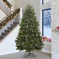 vidaXL Umelý vianočný stromček 300 cm 300 LED Teplá biela PVC a oceľ