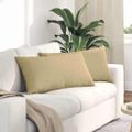 vidaXL Vankúše na pohovku 2 pcs Šedá zelená 80 x 40 cm
