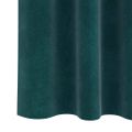 vidaXL Zatemňovacie závesy 2 ks Tmavozelená 140 x 140 cm Zamat
