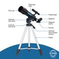 (SK) Astronomický ďalekohľad Levenhuk Discovery Sky Trip ST50 s knižkou