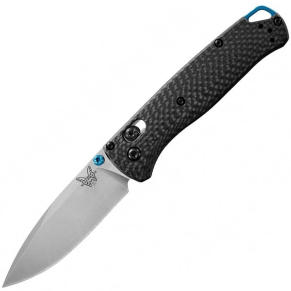 Benchmade 535-3 BUGOUT vreckový nôž 8,2 cm, Satin, čierna, uhlíkové vlákno