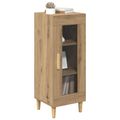 vidaXL Servírovacia skriňa Remeselný dub 34.5 x 32.5 x 90 cm