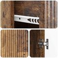 vidaXL Servírovacia skriňa so zásuvkou Staré drevo 66 x 34,5 x 90 cm