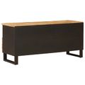 vidaXL TV skrinka Corona Hnedá 100 x 33 x 46 cm Masívne mango drevo