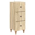 vidaXL Zásuvkový kabinet 33 x 34,5 x 90 cm Kompozitné drevo Dub sonoma