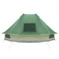 vidaXL Tipi stan 6-miestny Zelená taft