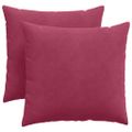 vidaXL Vankúše na pohovku 2 pcs Víno červené 45 x 45 cm