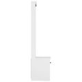 vidaXL Halový strom SANDNES biela 45x40x159,5 cm masívna borovica