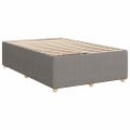 vidaXL Boxspring posteľ s matracom sivohnedý 120x200 cm látka