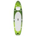 vidaXL Nafukovací Stand up paddleboard, zelený 300x76x10 cm