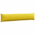 vidaXL Vankúše na pohovku 2 pcs Žltá 200 x 40 cm Kordúrová tkanina