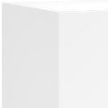 vidaXL TV nástenné skrinky s LED svetlami 2 ks biele 60x35x31 cm
