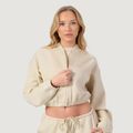 Dámska mikina Zip-Up NEO Almond - GymBeam, veľkosť XS