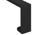 vidaXL Nohy nábytku 12 ks Čierna 311 x 40,5 x 100 mm Železo