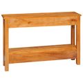 vidaXL Konzolový stôl so zásuvkou Prírodná 115 x 32 x 76 cm