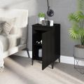 vidaXL Nočné stolíky 2 ks čierne 40x35x70 cm spracované drevo
