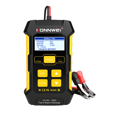 Tester a nabíjačka batérií KONNWEI KW510 3v1
