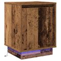 vidaXL Nočný stolík Staré drevo 39 x 34,5 x 50 cm Kompozitné drevo