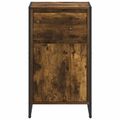 vidaXL Servírovacia skriňa Dymová dub 43 x 36 x 75,5 cm