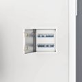 vidaXL Access Panel 2 ks Biela 23 x 23 x 3 cm Oceľ