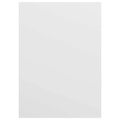 vidaXL Dekoračné panely 12 ks Biela 15 x 21 x 0,27 cm Kompozitné drevo