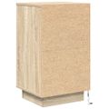 vidaXL nočná skrinka s LED osvetlením dub sonoma 38x34x65 cm