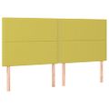 vidaXL Boxspring posteľ s matracom zelená 200x200 cm látka